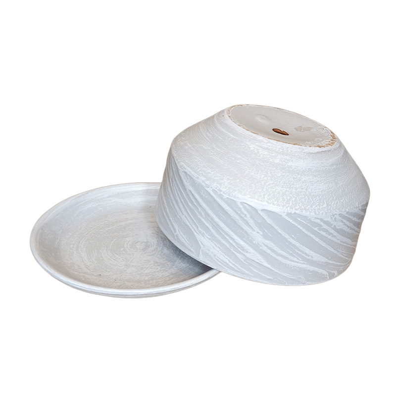 Бонсайница керамика Бриз серый