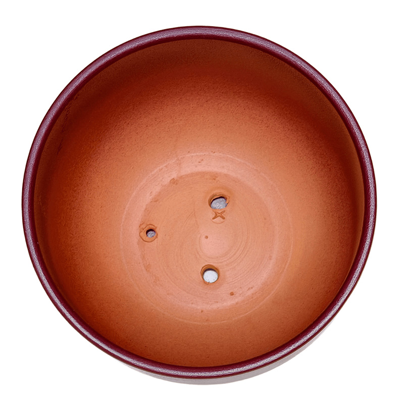 Горшок керамика Цилиндр Бордо