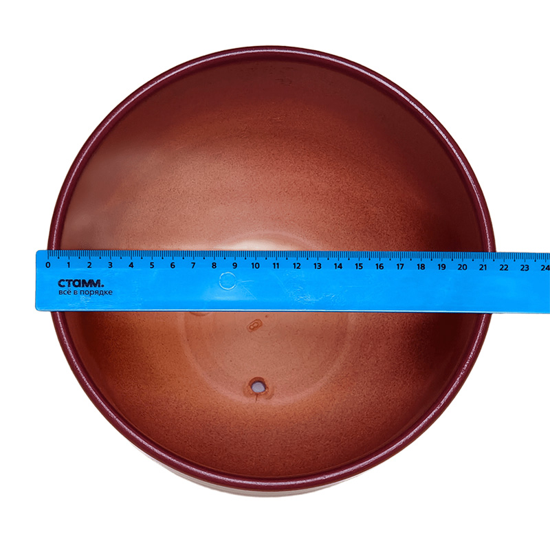 Горшок керамика Цилиндр Бордо