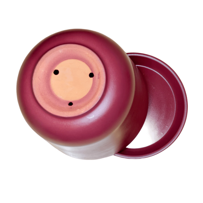 Горшок керамика Цилиндр Бордо