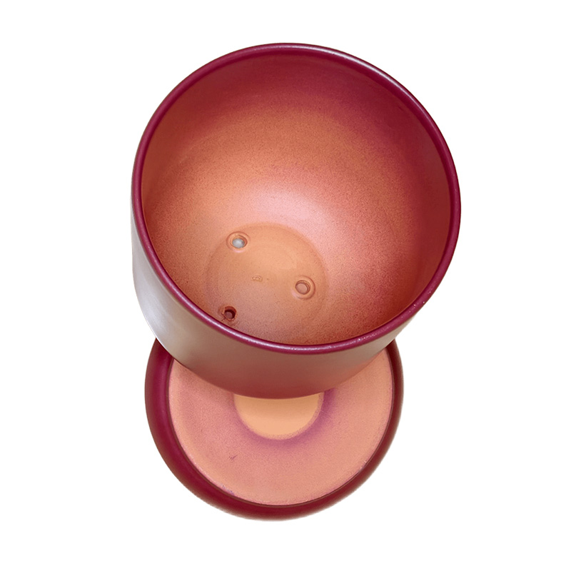 Горшок керамика Цилиндр Бордо