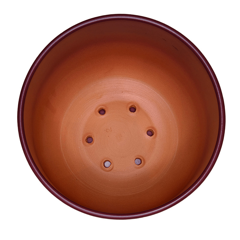 Горшок керамика Цилиндр Бордо