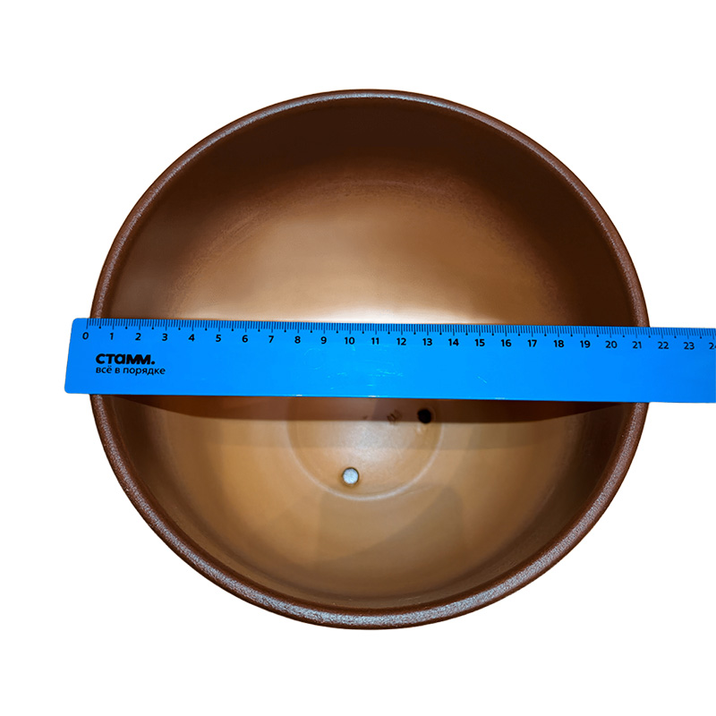 Горшок керамика Цилиндр Шоколад