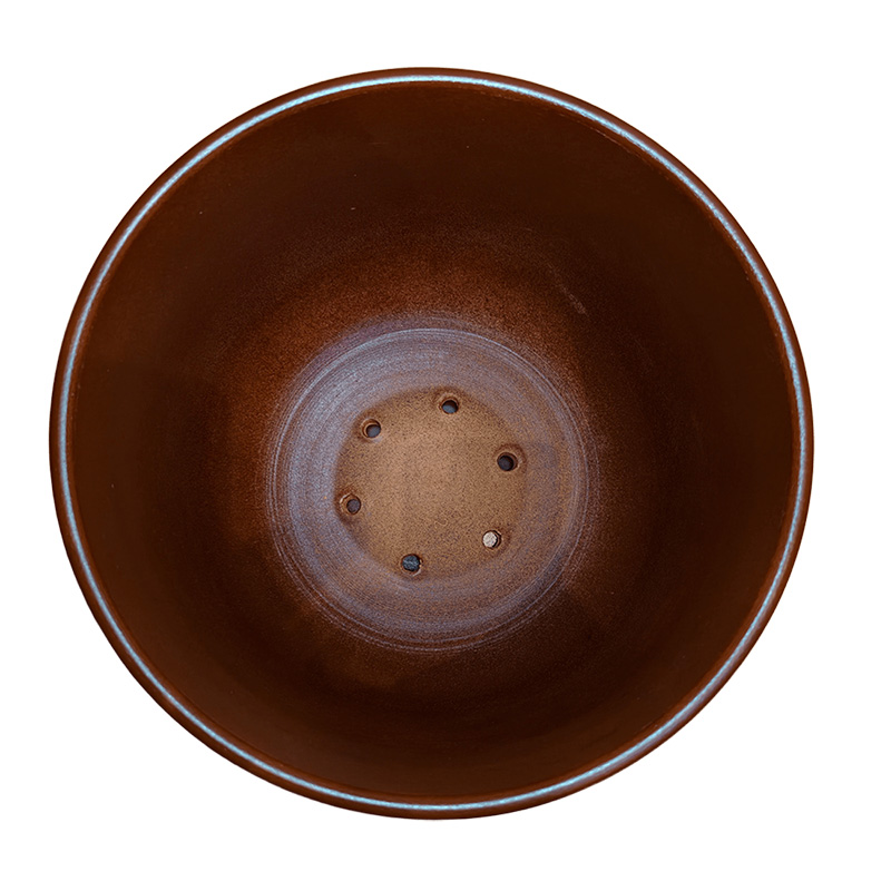 Горшок керамика Цилиндр Шоколад