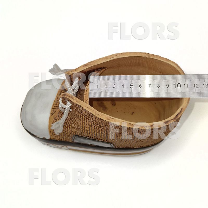 Кашпо керамика Кед терракотовый