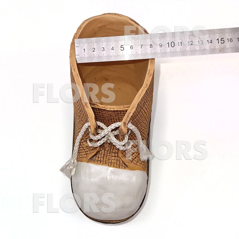 Кашпо керамика Кед терракотовый